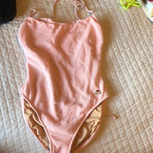 Tommy Bahama pink one piece swimsuit